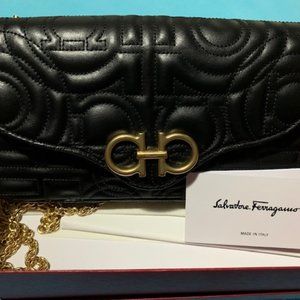 SALVATORE FERRAGAMO QUILTED GANCINI MINIBAG